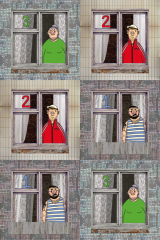 Обложка карточной настольной игры «Собери свой район»