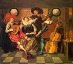 Дирк Халс, «Музыканты» (1623 год)