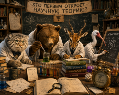 4 учёных соревнуются - кто быстрее откроет научную теорию?