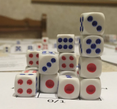 Перспектива объёмной фигуры из игральных кубов